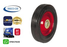 RUOTA PIENA PER CARRELLI PORTASACCHI Ø mm.150