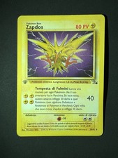 Zapdos Non Holo 30/62 - Set Fossil Italiano Prima Edizione - Carta Pokémon