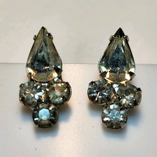 Orecchini Vintage Strass Vite