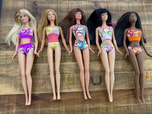 Lotto bambole mattel - 5, barbie