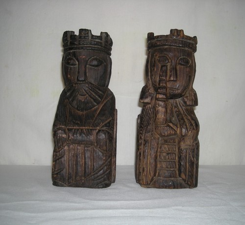 Sculpture roi reine - reine,