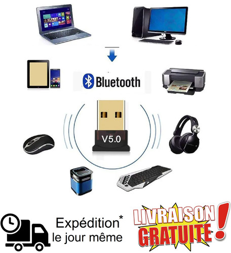 Clé usb bluetooth - clé, 5.0