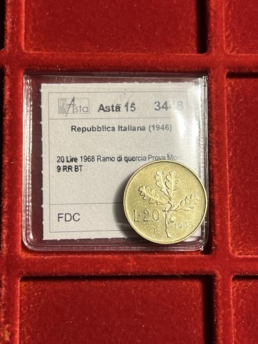 Lire 1968 prova fdc - 20,