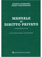 Manuale di diritto privato di Andrea Torrente 