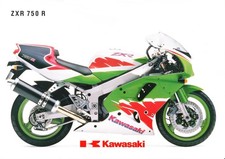 Brochure depliant Kawasaki ZXR
