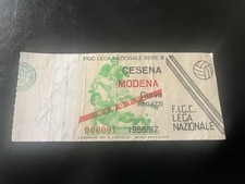Cesena-modena biglietto/ticket