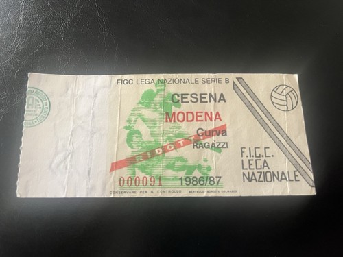 Cesena modena biglietto - cesena-modena, biglietto/ticket