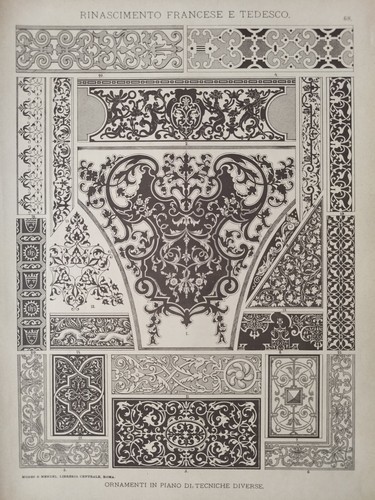 Antica stampa del 1887 - antica,