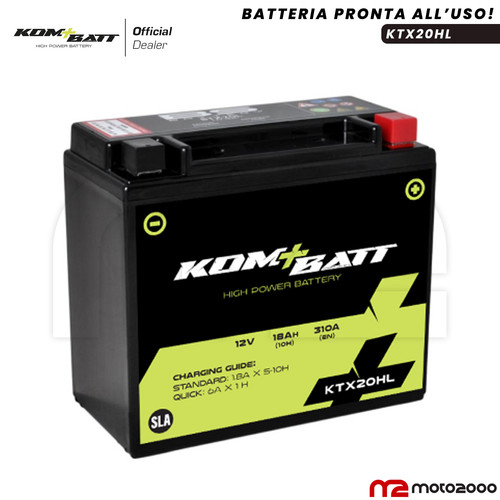 Batteria sla btx20hl ytx20hl - batteria,