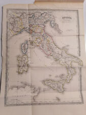 Cartina - Italia dal 1270 al 1450  - 1853