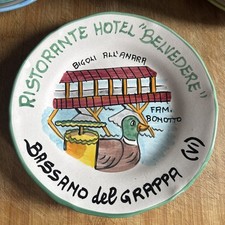 Piatto Buon Ricordo Bassano Belvedere Bigoli 1999 Presentazione