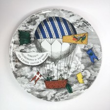 Rosenthal Fornasetti Motivo Mongolfiere 1 Piatto, Piatto da Collezione Palloncini Italia