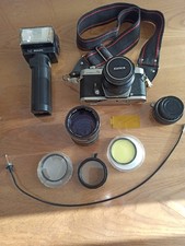 Macchina fotografica  KONICA Autoreflex T3 con accessori