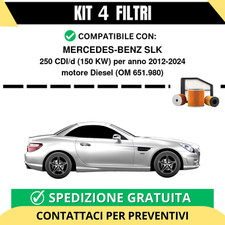 Kit 4 Filtri Tagliando per