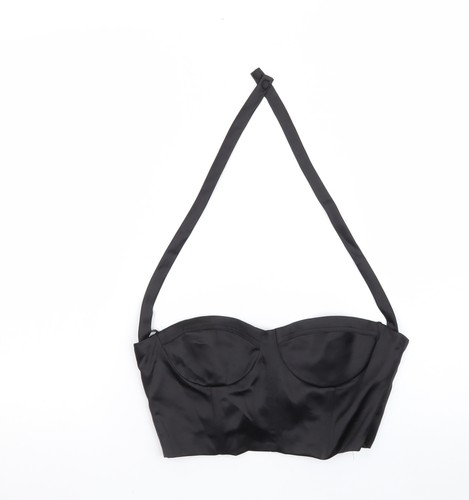 Top donna zara nero raso - top,