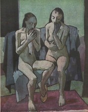 Felice casorati due - due, nudi