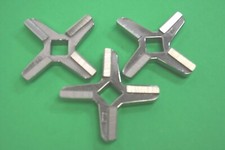 CONFEZIONE DA 3 #32 PREMIUM coltello tritacarne salsiccia lama Hobart Biro Choprite ecc