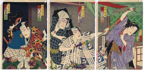 Utagawa kunisada teatro - utagawa,