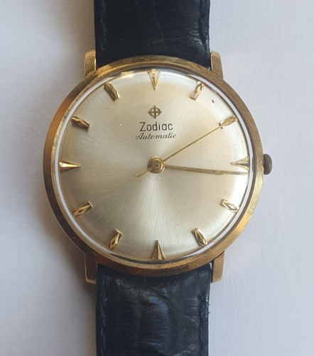 Montre homme vintage zodiac - vintage, or
