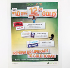 Poster Xbox Live Gold Upgrade