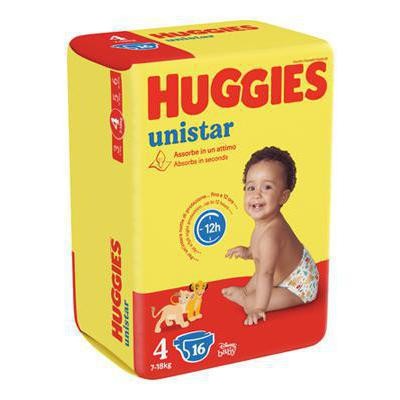 Huggies unistar maxi pz - maxi,