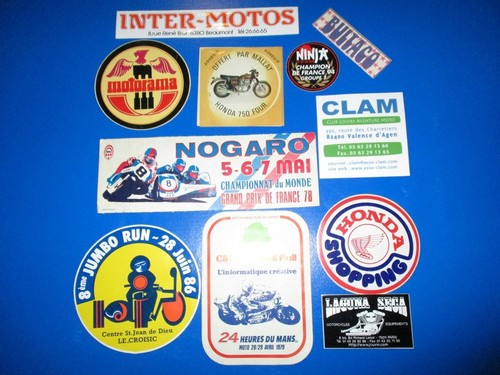 Autocollants moto honda 750 - 11,