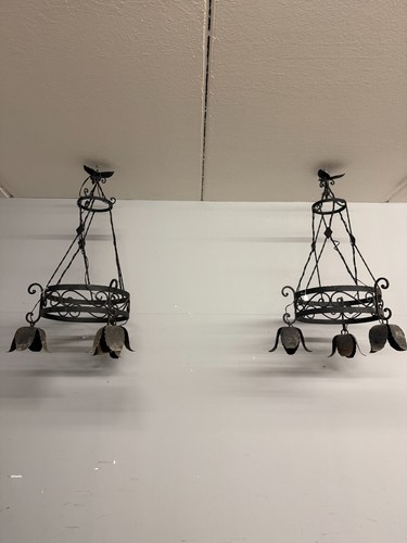 Antica coppia lampadari - di,