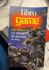 LIBROGAME NUOVO RARO!  LA VENDETTA DI SEJANOZ n.28  Lupo Solitario  Joe Dever