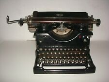 MACCHINA DA SCRIVERE ANTICA D'EPOCA ROYAL MOD 10 ANNO 1914 4 VETRI LATERALI