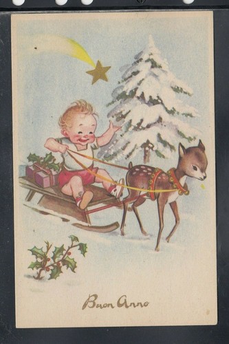 Cartolina buon anno - buon,