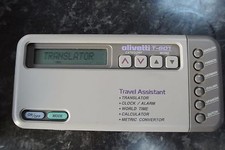 Raro Olivetti T-601 Traduttore Lingua 6 Lingue con Manuale
