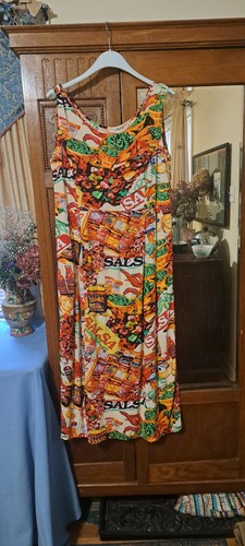Maxi abito smanicato - , vintage