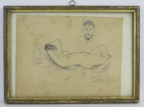 Disegno antico umoristico - disegno,