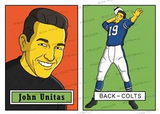 Johnny Unitas 1957 Homer's