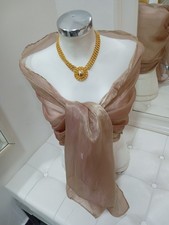 STOLA Organza  coprispalle Oro