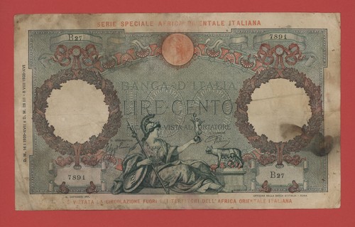 Italia africa orientale - orientale, 100