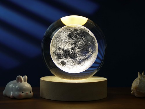 Lampada sfera grande luna - lampada,