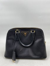 Prada black leather saffiano - prada,