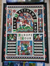 Dave Matthews Band Poster Europe Tour 2024 London Berlin Amsterdam Numbered