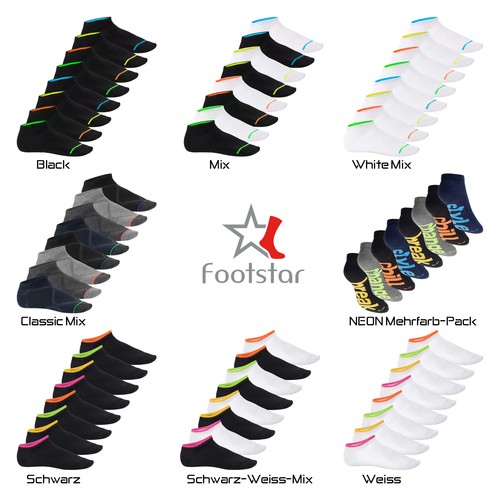 Footstar calzini sneaker - sneaker, uomo