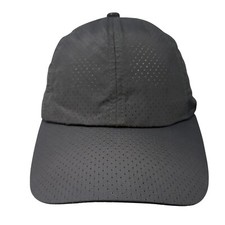 Unbranded Slideback Hat Gray One Size Adjustable Laser Cut Solid Blank