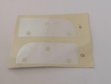 Decalcomanie 9 e 10 per FERRARI TESTAROSSA POCHER scala 1/8 K51 K52 K53 K54 K59 K61 K63