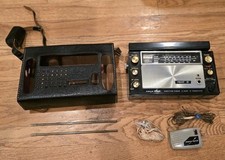 Nova Tech Pilot II Beacon Broadcast radio marina 4 bande 12 transistor completo