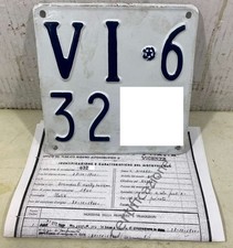 TARGA CON VISURA AERMACCHI