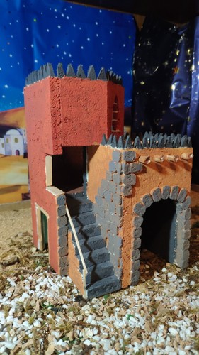 Casetta per presepe arabo - per,