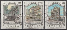 Italia Repubblica 1976 , Fontane 4° emissione , serie cpl. usata