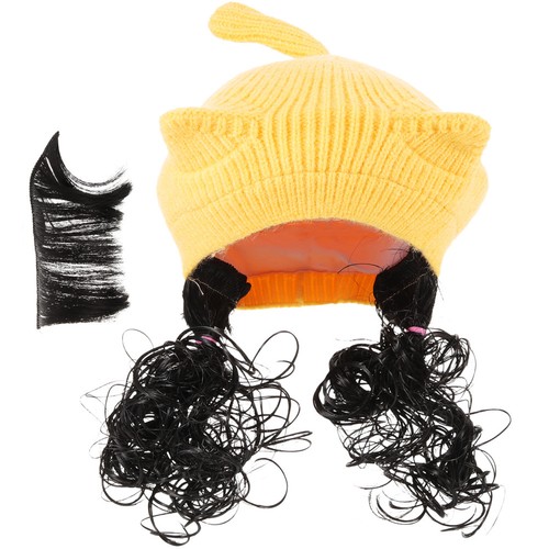 Cappello parrucca bambina