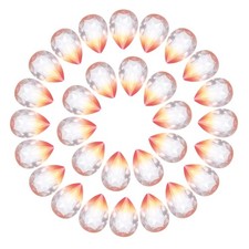 50 pezzi strass a goccia 10x14