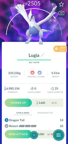Pokemon trade lugia - trade, go