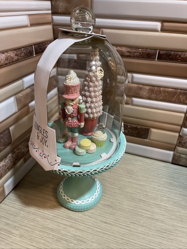 Nutcracker cloche dome stand - nutcracker,